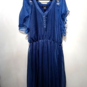 Ashley Stewart cold shoulder dress